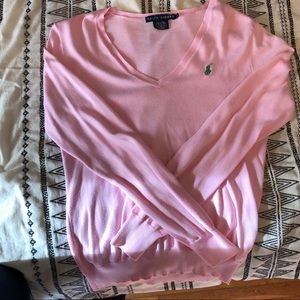 Women’s Polo V-Neck Sweater